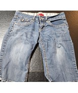 YMI Blue Jean Bermuda Shorts From City Of Angels Stretch Denim Juniors S... - $11.00