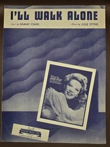 DIANA SHORE-VTG 1945 Sheet Music&quot;ILL WALK ALONE&quot;Sammy Cahn-Styne - $10.65