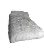 Alpakaandmore Babyalpaca Fur Bedspread Handmade in Peru White Blanket Th... - £1,047.81 GBP