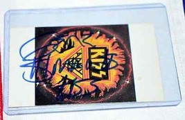 Kiss Autographed (Aucoin) Card By Gene Simmons - £83.13 GBP