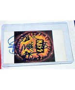 KISS  AUTOGRAPHED (AUCOIN) CARD by GENE SIMMONS - £81.59 GBP