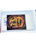 KISS  AUTOGRAPHED (AUCOIN) CARD by GENE SIMMONS - $104.00