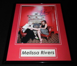 Melissa Rivers Signed Framed 11x14 Photo Display AW w/ Joan Rivers - £54.74 GBP