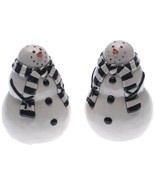 Snowflake Snowman 3-D 4-Inch Salt and Pepper Set - £20.65 GBP