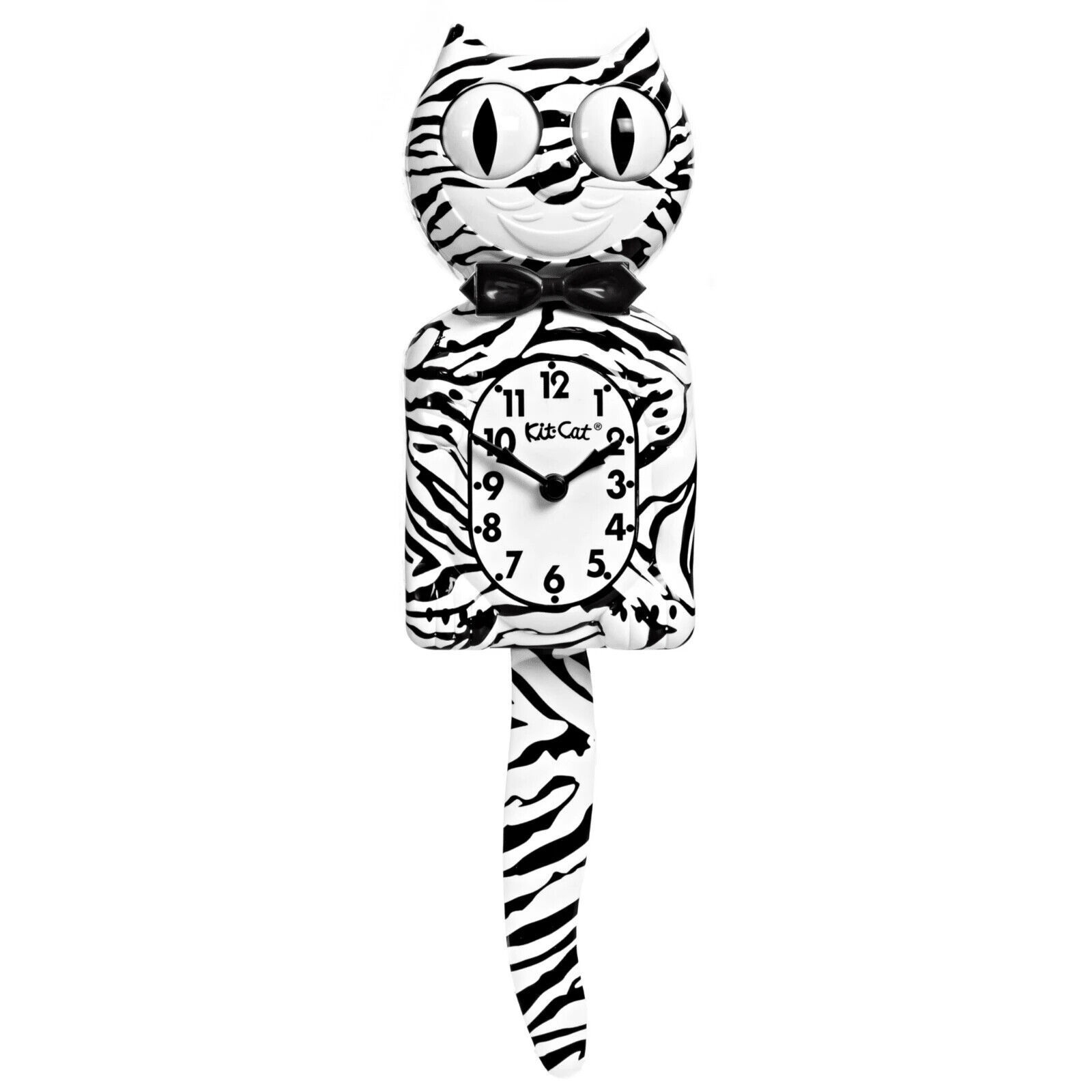 Exotic Pet Collection: White Tiger Kit-Cat Klock (15.5″ high) - $199.95