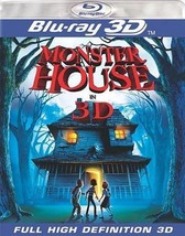 Monster House Blu Ray 3D/ Blu Ray Version New! Steven Spielberg Halloween Fun! - £7.11 GBP