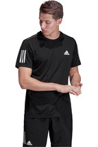 adidas Club 3 Stripe Tee 2019 Black/White Men&#39;s Adiperfom T-Shirt. Size: M - £31.46 GBP