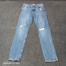 Sneak Peek Jeans Women 5 / 27 Blue Straight Leg High Rise Stretch Pants - $13.97