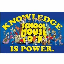 School House Rock Knowledge Is Power Educational Teacher Poster 34x12 Inch 18518 - £6.28 GBP
