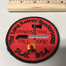 VTG BSA Boy Scouts St. Louis Area Gravois Trail 1992 Long Knives Rendezvou Patch - £5.84 GBP