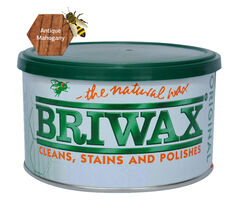 Briwax Furniture Wax Polish Cleans, Stains &amp; Polishes, Antique Mohagony,... - $23.75
