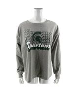 Wear by Erin Andrews Womens Top Sz Large Gray Michigan State Spartans Te... - $446.42 MXN