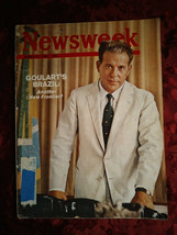 Newsweek Magazine March 11 1963 3/11/63 Goulart&#39;s Brazil - £5.07 GBP