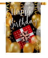 Happy Birthday House Flag 28 X40 Double-Sided Banner - £29.20 GBP