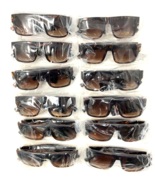 WHOLESALE DOZEN 12 PCS LOT WATCH BAND CLASSIC CASUAL SQUARE SUNGLASSES R... - $390.34 MXN