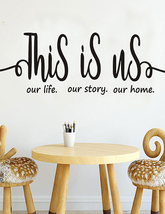 3 Pack - New Beautiful Hot This Is Us Decal Wall Sticker - Black - £25.48 GBP