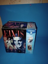 ELVIS Collector Series 5 &amp; 2 Pack VHS Box Set 4 Sealed &amp; Damaged Box Tested - $24.22