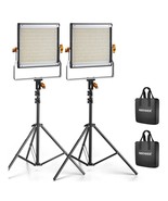 Neewer 2 Pack Dimmable Bi Color 480 LED Video Light Kit 3200~5600K CRI 9... - €149,75 EUR