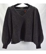 Madewell Womens Balloon Sleeve Wool Blend Sweater Heather Gray - $854.11 MXN