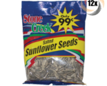 12x Bag Stone Creek High Quality Salted Sunflower Seeds | 4.75oz | Fast ... - £18.05 GBP