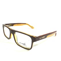 Arnette BUDDY 7063 1153 Eyeglasses Frames Brown Yellow Orange Full Rim 4... - £36.64 GBP