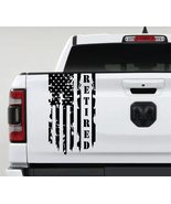 AnyStickerYouWant Retired Vietnam Veteran Distressed American USA US Fla... - $14.99