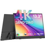 4K Portable Monitor, 13.3&quot; 3840 * 2160 IPS Portable Monitor for Laptop, ... - $728.99