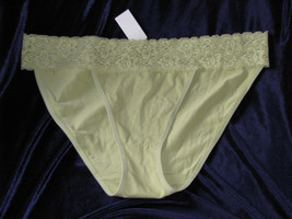 NEW YORK AND CO NY AND COMPANY SAGE GREEN LACE COTTON SPANDEX PANTIES XL... - $14.84