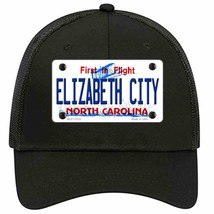Elizabeth City North Carolina State Novelty Black Mesh License Plate Hat - £22.74 GBP