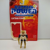 Vintage 1987 Mattel Captain Power TV Action Figure 3895 With Card Complete - $29.99
