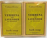 4 Crabtree &amp; Evelyn Verbena and Lavender Bath Soap Bar 1.25 oz /35g ea - £12.13 GBP