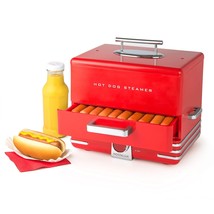 Extra Large Diner-Style Steamer 20 Hot Dogs And 6 Bun Capacity, Perfect For Brea - £59.33 GBP