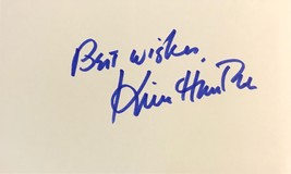 KIM HUNTER AUTOGRAPHED Hand SIGNED 3x5 INDEX CARD w/COA PLANET OF THE AP... - $39.99