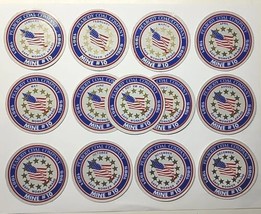 Coal Mining Helmet Stickers 1985 Peabody Coal Mine 10 Safety Award Full ... - $89.99