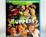 The Muppets (3-Disc Blu-ray/DVD, 2012, Widescreen)  Chris Cooper  Amy Adams - £4.64 GBP