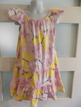 Faded Glory Pink Butterfly Dress size 6/6x Girl&#39;s NWOT - $15.20