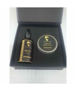 Men&#39;s Beard Oil And Balm Gift Set New Stocking Stuffer - £7.62 GBP