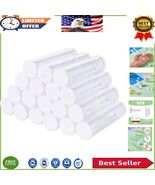 Lightweight Plastic Test Tubes Set - 100 Clear Containers with Protectiv... - $39.86 CAD