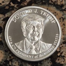 Donald J. Trump 45th And 47th President .999 Silver Collectors Round w/Capsule - $43.44