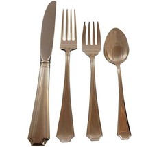 Fairfax by Gorham Sterling Silver Flatware Set 8 Service 32 Pieces Place... - £1,786.64 GBP