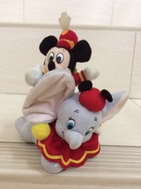 Disney Dumbo Elephant And Mickey Plush Doll Show at Circus. Cute, Pretty Rare - £27.67 GBP