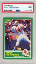 1989 Score Vinny Testaverde #224 PSA 9 P1229 - £17.83 GBP