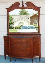 Mahogany 5 drawer and 2 drawer dresser with mirror - $1,381.05