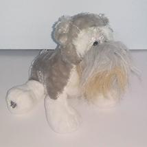 Ganz Webkinz Plush Schnauzer Gray Puppy Dog HM159 Stuffed Animal 9&quot; - £4.74 GBP
