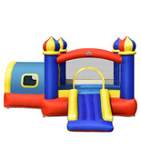 Kids Bounce House Inflatable Castle w/ Slide Jumping &amp; Playhouse Blower ... - £273.93 GBP