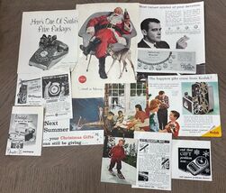 13 Pc Vtg Christmas Ephemera 50s 60s MCM Collage Kit Pack Junk Journal S... - $161.77 MXN