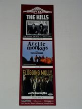 The Kills Concert Promo Card Fox Theatre Pomona 2011 Deftones Arctic Mon... - $19.99