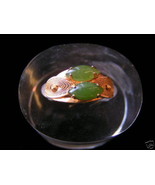 Sorrento Filigree Double Marquise Stone Jade Ring G F - £19.52 GBP