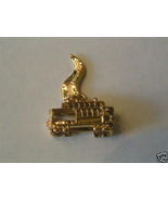 Vintage Sterling Silver Cable Car Charm Gold Plated #1 - £12.77 GBP