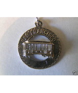 Vintage Sterling Silver Cable Car Disc Charm - £7.96 GBP